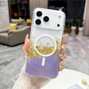 Gilding MagSafe Hybrid Clear TPU Phone Case