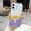 Gilding MagSafe Hybrid Clear TPU Phone Case