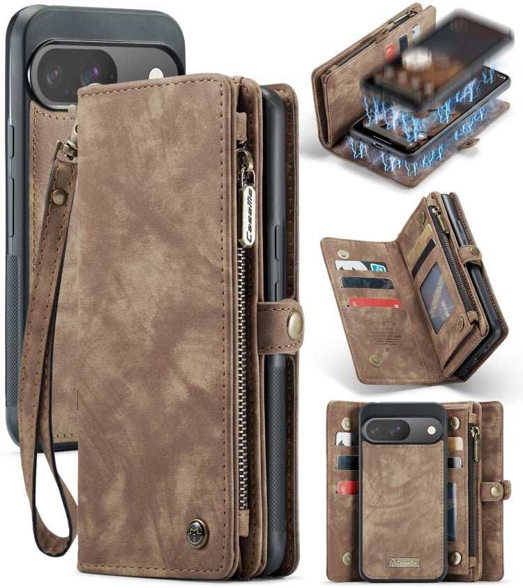 Google Pixel 10 Pro XL Detachable Multifunctional Leather Phone Case
