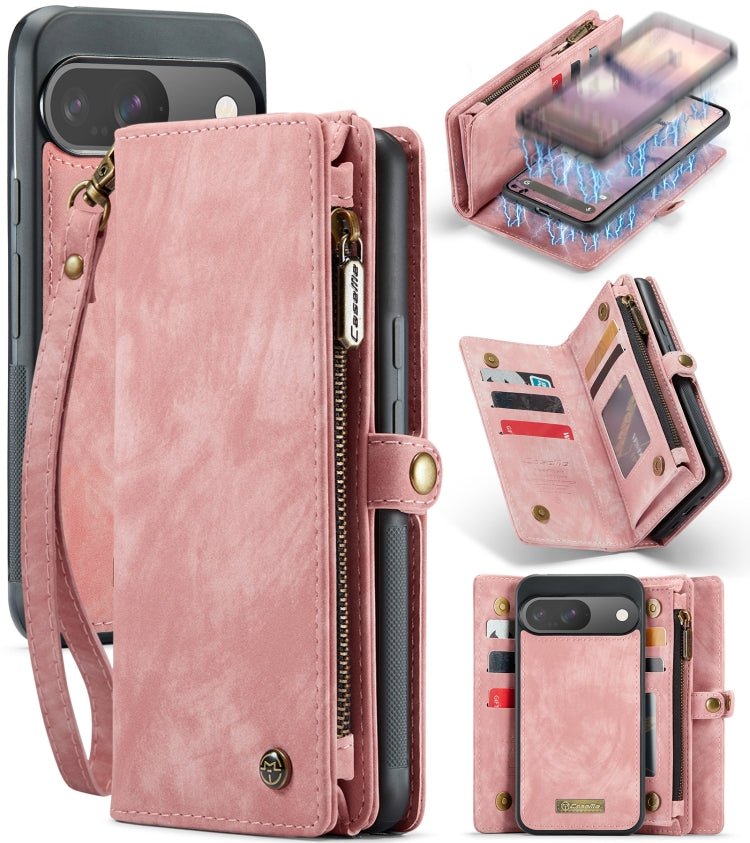 Google Pixel 10 Pro XL Detachable Multifunctional Leather Phone Case