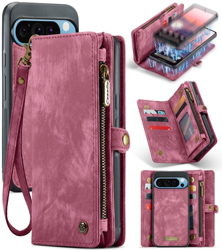 Google Pixel 10 Pro XL Detachable Multifunctional Leather Phone Case