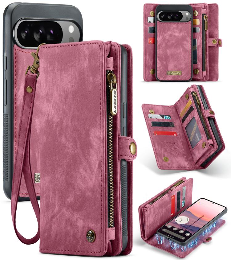 Google Pixel 10 Pro XL Detachable Multifunctional Leather Phone Case