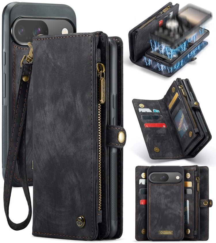 Google Pixel 10 Pro XL Detachable Multifunctional Leather Phone Case