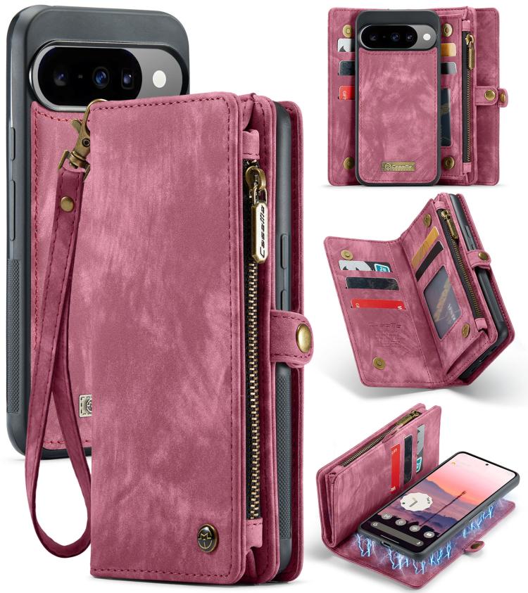 Google Pixel 10 Pro XL Detachable Multifunctional Leather Phone Case