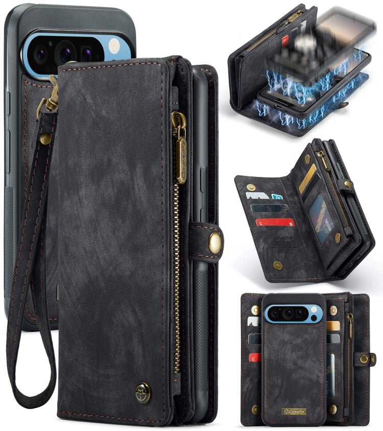 Google Pixel 10 Pro XL Detachable Multifunctional Leather Phone Case