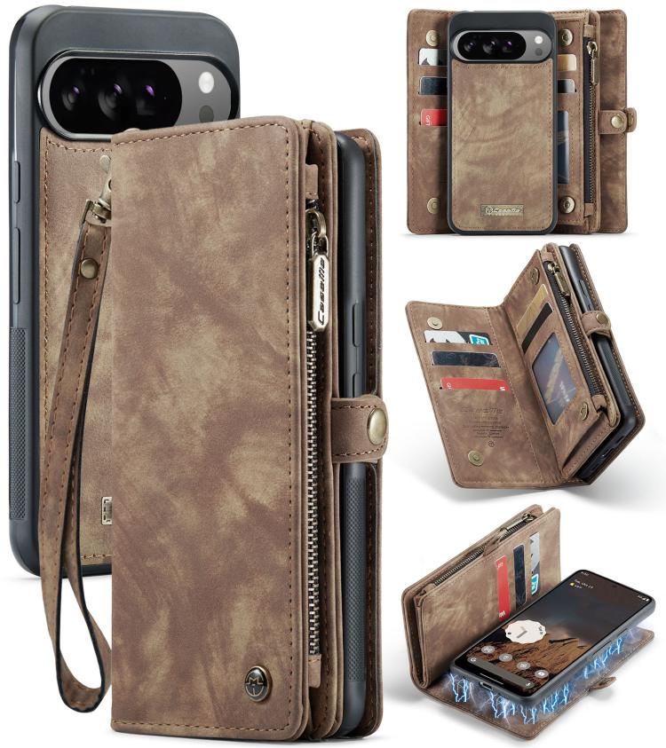 Google Pixel 10 Pro XL Detachable Multifunctional Leather Phone Case