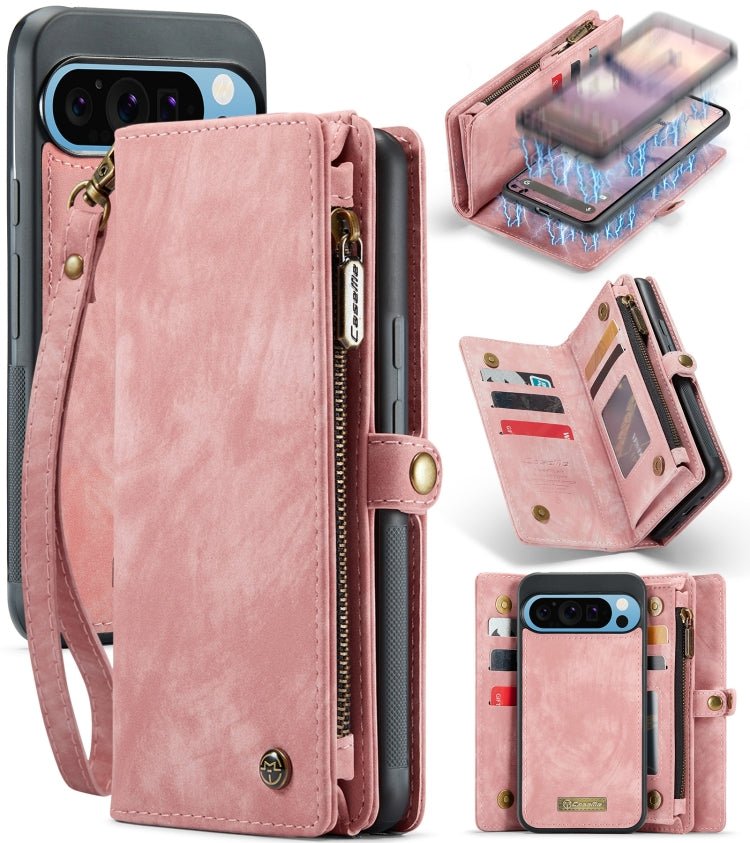 Google Pixel 10 Pro XL Detachable Multifunctional Leather Phone Case