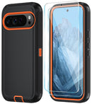 Google Pixel 10 Pro XL Heavy Duty 3‑Layer Case with HD Screen Protector