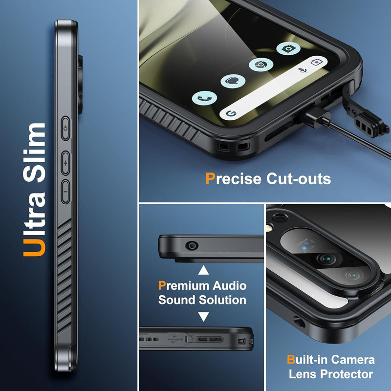 Google Pixel 10 Pro XL IP68 Waterproof Full‑Body Case