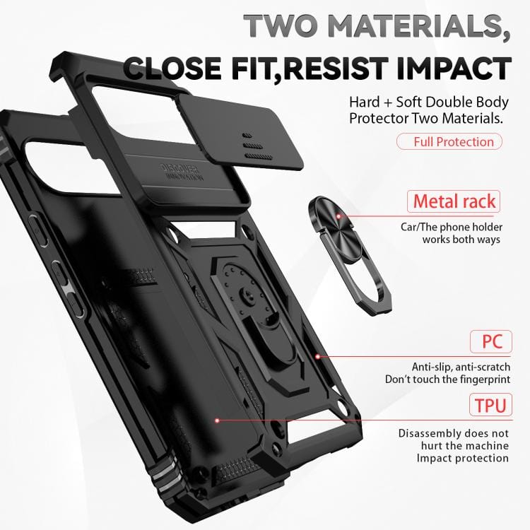 Google Pixel 10 Pro XL Sliding Camshield Holder Phone Case