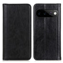 Google Pixel 11 Litchi Leather Wallet Stand Case (Black)