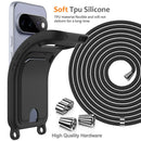 Google Pixel 11 Pro Silicone Card Holder Case - Lanyard
