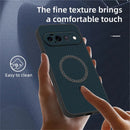 Google Pixel 11 Pro Slim Leather Case - Triangle Texture