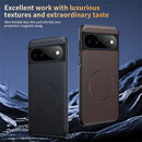 Google Pixel 11 Pro XL Magnetic Leather-Coated Case