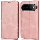 Google Pixel 11 Pro XL PU Leather Calf-Textured Magnetic Case