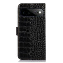 Google Pixel 11 Pro XL RFID Wallet Case - Crocodile Texture Leather
