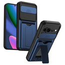 Google Pixel 11 Pro XL Slide Camera Cover Kickstand Case with Card Holder