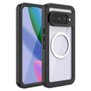 Google Pixel 11 Pro XL Waterproof Case — IPX8 Clear Magnetic Full-Body Cover (Black)