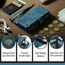 Google Pixel 11 Pro XL Zipper Wallet Case — Leather Card Holder Cover with Strap