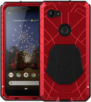 Google Pixel 3A XL Case Pixel 3A XL Case Heavy Duty Gorilla Glass Metal Cover