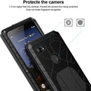 Google Pixel 3A XL Case Pixel 3A XL Case Heavy Duty Gorilla Glass Metal Cover