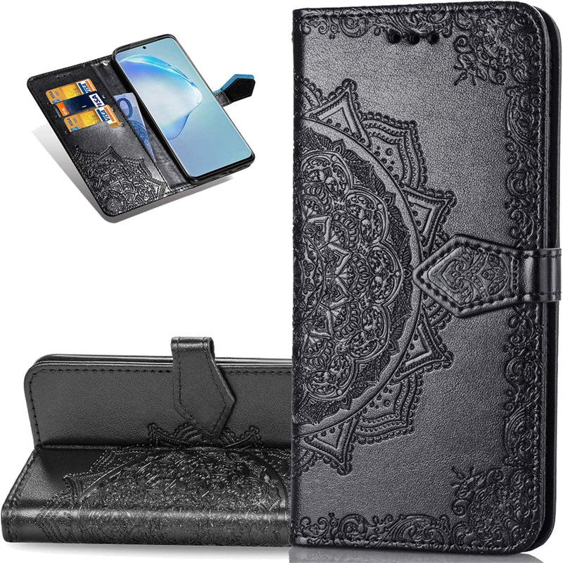 Google Pixel 5 Case PU Leather Phone Case Mandala - Gorilla Cases