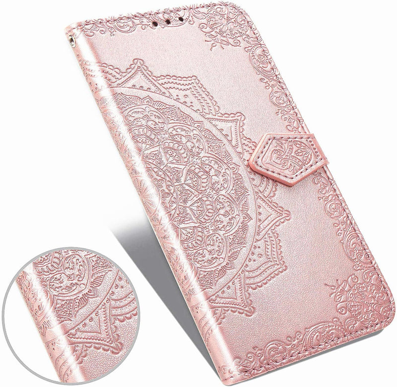 Google Pixel 5 Case PU Leather Phone Case Mandala - Gorilla Cases