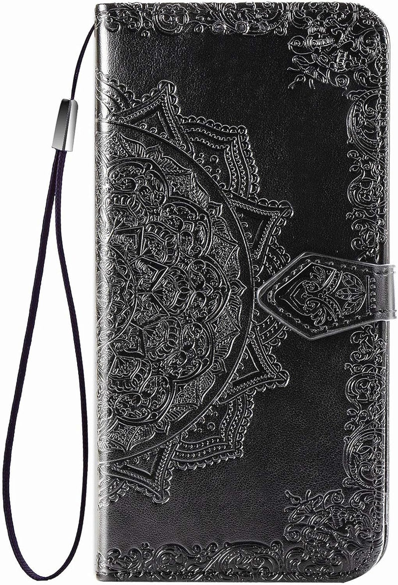 Google Pixel 5 Case PU Leather Phone Case Mandala - Gorilla Cases