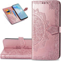 Google Pixel 5 Case PU Leather Phone Case Mandala