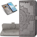 Google Pixel 5 Case PU Leather Phone Case Mandala