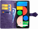 Google Pixel 5 Case PU Leather Phone Case Mandala