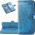 Google Pixel 5 Case PU Leather Phone Case Mandala