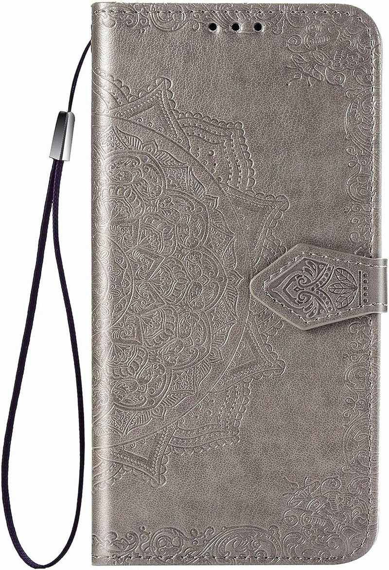 Google Pixel 5 Case PU Leather Phone Case Mandala - Gorilla Cases