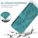 Google Pixel 5 Case Wallet Case with Tempered Glass