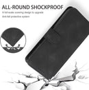 Google Pixel 5 Case Wallet Case with Tempered Glass