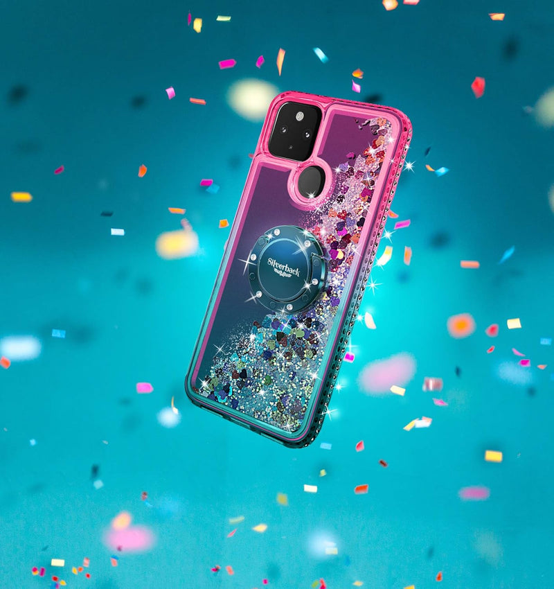 Google Pixel 5 Liquid Holographic Sparkle Glitter Case - Gorilla Cases