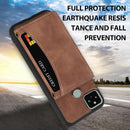 Google Pixel 5 Wallet Cover with Tempered Glass Screen Protector