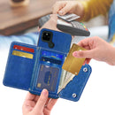 Google Pixel 5 Wallet Cover with Tempered Glass Screen Protector