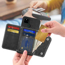 Google Pixel 5 Wallet Cover with Tempered Glass Screen Protector