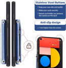 Google Pixel 5 Wallet Cover with Tempered Glass Screen Protector