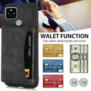 Google Pixel 5 Wallet Cover with Tempered Glass Screen Protector