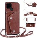 Google Pixel 5 Wallet Cover with Tempered Glass Screen Protector