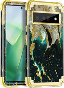 Google Pixel 6 Pro Case Duty Shockproof Hard Plastic Bumper Protective Case