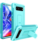 Google Pixel 6 Pro Case Kickstand Military Grade Shockproof Protective Cover Case