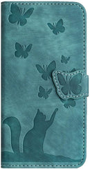 Google Pixel 6 Pro Leather Flip Case Card Slots Kickstand Phone Cover