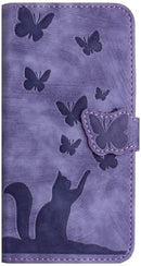 Google Pixel 6 Pro Leather Flip Case Card Slots Kickstand Phone Cover