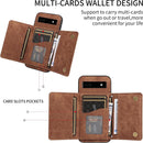 Google Pixel 6 Pro Wallet Cover Crossbody Shoulder Strap Card Holder