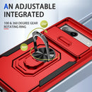 Google Pixel 7a Slide Camera Cover & 2X Screen Protector Military Grade Shockproof Phone Case