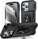 Google Pixel 7a Slide Camera Cover & 2X Screen Protector Military Grade Shockproof Phone Case