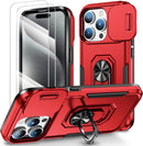 Google Pixel 7a Slide Camera Cover & 2X Screen Protector Military Grade Shockproof Phone Case